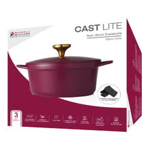 Cherry Cast Lite Non-Stick Casserole